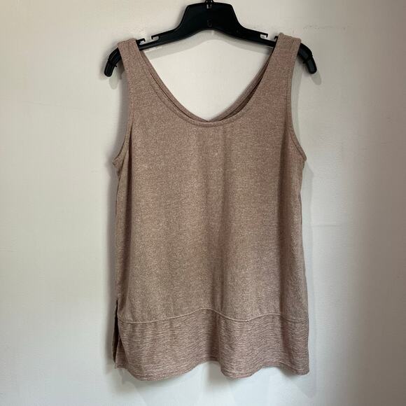 Cuddl Duds Lounge Set Bundle 5pc Tanks Tee Pants Cardigan Soft Cozy Neutral - Picture 5 of 16